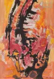 Composition aux by Mohamed Khadda, Encre et aquarelle, sold Nov 2018