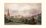 Vue d'Edimbourg by Justin P. Ouvrie, 1862, Aquarelle, sold Nov 2005
