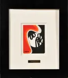 Sans titre by James Pichette, Gouache sur papier, sold Mar 2024