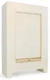 Prototype Meuble de présentation "0,0002 M3 by Renee Mennen, Résine et tiroir en bois exotique dégageant un emplacement en creux pour contenir une tass, sold Nov 2011