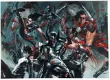 Wolverine, Splash page, X-Force: Sex & Violence #3, 100% Marvel by Gabriele Dell'Otto, 2010, Crayon et huile sur papier, sold Oct 2011