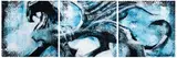 Blu Grifo by Danijel Žeželj, 2011, Crayon et huile sur papier, sold Oct 2011