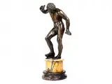 Untitled by Bronzestatuette eines tanzenden Fauns, bronze, offered Jul 2015