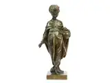 Untitled by Museale Kleinbronze des 17. Jahrhunderts Geschaffen zur Ehrung des berühmten Gemmenschneiders Valerio Belli il Vicentino, bronze, offered Sep 2019