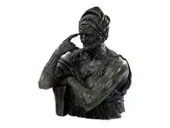 Untitled by Überlebensgroße Bronzebüste einer Parze oder Sibylle, bronze, offered Apr 2016