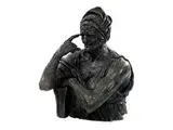 Untitled by Überlebensgroße Bronzebüste einer Parze oder Sibylle, bronze, offered Apr 2016