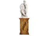Untitled by Sitzfigur des Lorenzo di Piero de'Medici, marble, sold Sep 2019