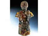 Untitled by Römische Imperatorenbüste in Bernstein, marble, sold Sep 2019