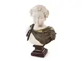 Kleine Bacchusbüste by Amédée Doublemard, bronze, offered Jun 2022
