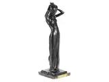 Junges Mädchen, das Sich die Haare Richtet by Paolo Troubetzkoy, marble, offered Dec 2025