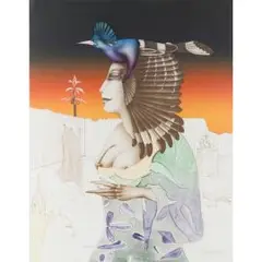 Gartenvogel by Paul Wunderlich, color lithograph, sold Jun 2025