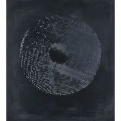 Silbersonne by Heinz Mack, 1986, screenprint, sold Jun 2025