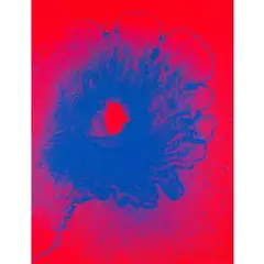 Juli by Otto Piene, 1991, color screenprint, sold Jun 2025
