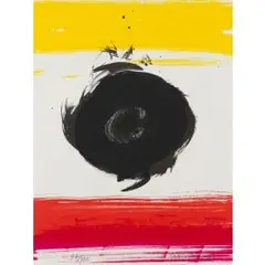Spanische sonne by Otto Piene, 2000, color lithograph, sold Jun 2025