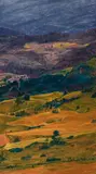 Le chant de la terre no. 23 by Peter Krausz, egg tempera on board, sold Mar 2018