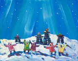 Rockin' Good Fun by Rod Charlesworth, oil on canvas board, sold Feb 2018