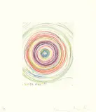 Beautiful Exotic Stretching Etchy Spinning Void Etchid by Damien Hirst, 1995, Farbkaltnadel auf Velin, sold Jan 2023