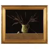 Key West Beach Grass with Green Pitcher by James Del Grosso, Oil on panel, sold Mar 2022
