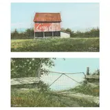 Two Original Blue Ridge Mountain Landscapes by Lou Messa, Both watercolor and gouache on paper, sold Mar 2022