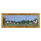 Neighbors Triptych by Nancy Williams, Oil on canvas, sold Mar 2022