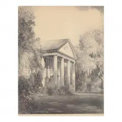 Orton Plantation House, New Brunswick County by Louis Orr, Etching, sold Mar 2022