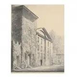Masonic Temple, New Bern, North Carolina by Louis Orr, Etching, sold Mar 2022