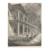 Davis House, 18th Century Tavern, Beaufort, North Carolina by Louis Orr, Etching, sold Mar 2022