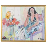 Claudia by Paula Rose, Oil on canvas, sold Mar 2022