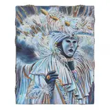 Venezia Carnevale #2 by Miranda Reynolds, Oil and mixed media on canvas, sold Mar 2022
