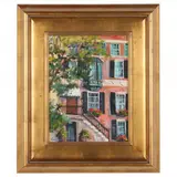 Foley House Inn, Savannah, Georgia by Vicci Waits, Oil on canvas, sold Mar 2022