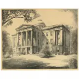 North Carolina State Capitol, Raleigh (Oversized) by Louis Orr, Etching, sold Mar 2022