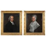 A Pair of Identified Portraits by William Jennys, Oil on canvas laid on panel, sold Mar 2022