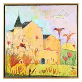 Chateau Fantastique by Jane Filer, Acrylic on canvas, sold Feb 2022