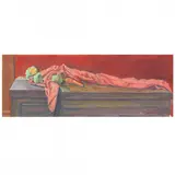 Still Life with Pink Drapery by Richard Fennell, Oil on paper, sold Feb 2022
