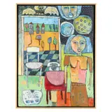 Message from Beyond, Twilight Home by Jane Filer, Acrylic on canvas, sold Feb 2022
