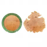 Two Turned Wood Dishes by Michael L. Jones, Contemporary, sold Feb 2022