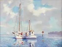 Old Friends by Bryan Quirk, Oil on Canvas, offered Jul 2019
