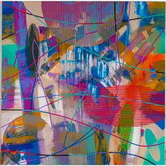 Cassini Series #11 by James Massena March, 2014, Acrylic on canvas, offered Apr 2024