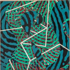 Untitled by James Massena March, Acrylic on panel, offered Apr 2024