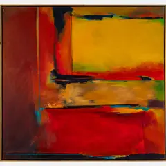 Crimson Cadence by Kathleen Hammett, 1999, Oil on canvas, offered Mar 2024