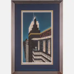 Casino by Robert Hoppe, Serigraph, offered Feb 2024
