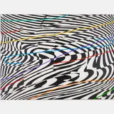 Op Reflections by James Massena March, Acrylic on canvas, offered Dec 2023