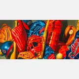 Hard Ball by Dale R. Leadenham, 1993, Acrylic on canvas, offered Nov 2023