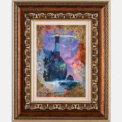 A Light in the Storm by James Coleman, Mixed media on canvas, offered Nov 2023