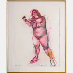 Study of Ellen by Shirley Aley Campbell, Pastel on paper, offered Nov 2023