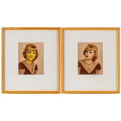 Sisters (Panel A/Panel B) by Douglas Lucak, Photograph and oil paint, offered Nov 2023
