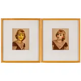 Sisters (Panel A/Panel B) by Douglas Lucak, Photograph and oil paint, offered Nov 2023