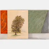 Untitled by Craig Lloyd, 1995, Mixed media on wood, offered Nov 2023