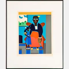 Family by Romare Bearden, Serigraph in colors, offered Oct 2022