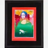 Mona Lisa (Full Body) Ver. III #1 by Peter Max, 2003, Acrylic on paper, offered Oct 2022